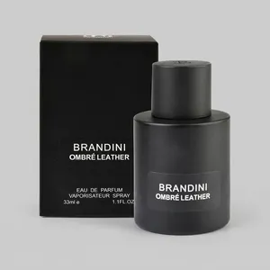 عطر جیبی مردانه برندینی مدل OMBRE LEATHER با رایحه گرم حجم 33 میلی‌لیتر