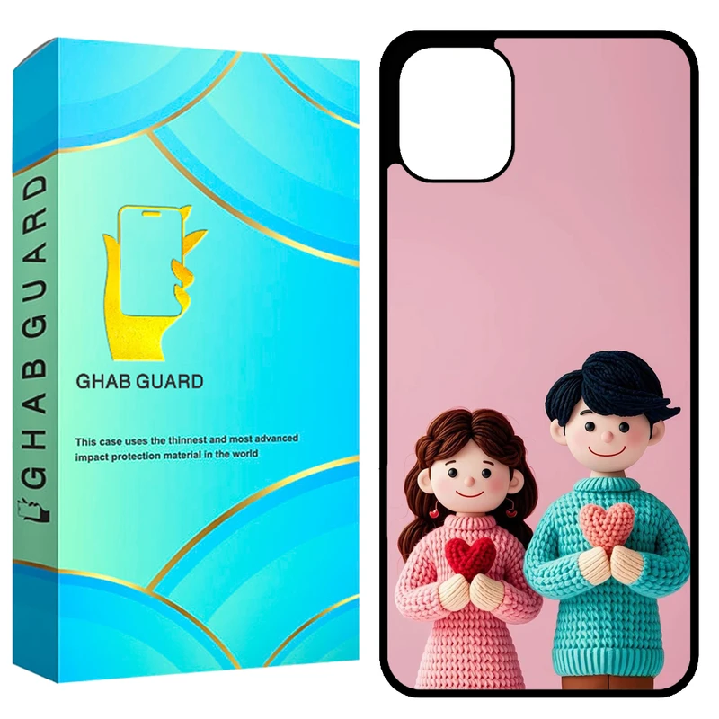  کاور قاب گارد طرح دختر و پسر مدل GCHP11 مناسب برای گوشی موبایل اپل iPhone 11