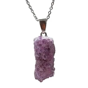 گردنبند دخترانه مدل آمیتیست کد 11-162