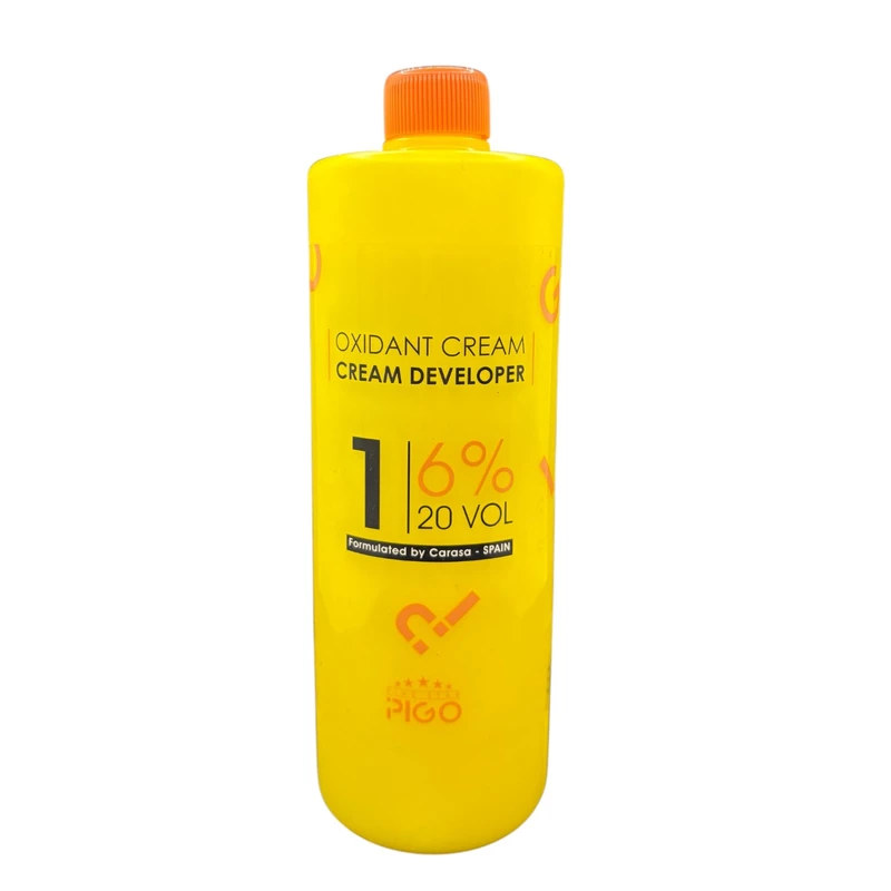 کرم اکسیدان پیگو مدل 20 VOL شش درصدی حجم 750 میلی لیتر