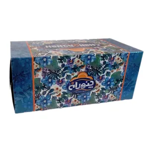 دستمال کاغذی 200 برگ 2 لایه چنورانه مدل گل