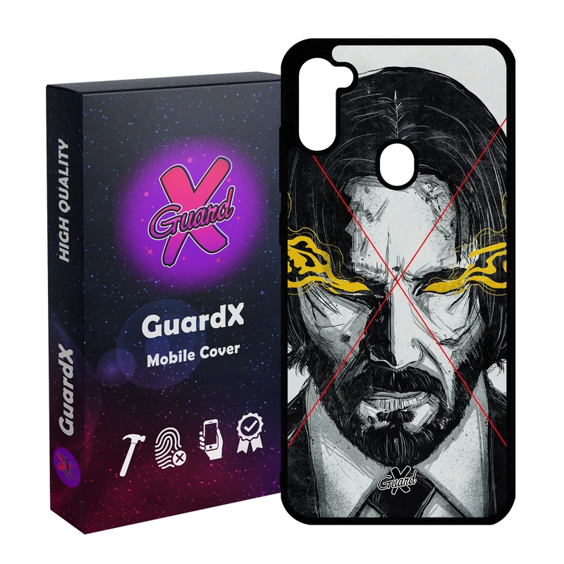 کاور گارد ایکس طرح John Wick مدل Glass10158 مناسب برای گوشی موبایل سامسونگ Galaxy A11 / M11