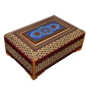 جعبه جواهرات خاتم کاری مدل برلیان کد 1624