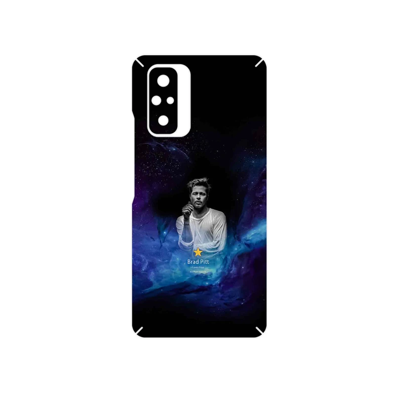 برچسب پوششی ماهوت مدل Brad Pitt مناسب برای گوشی موبایل شیائومی Redmi Note 10 Pro Max