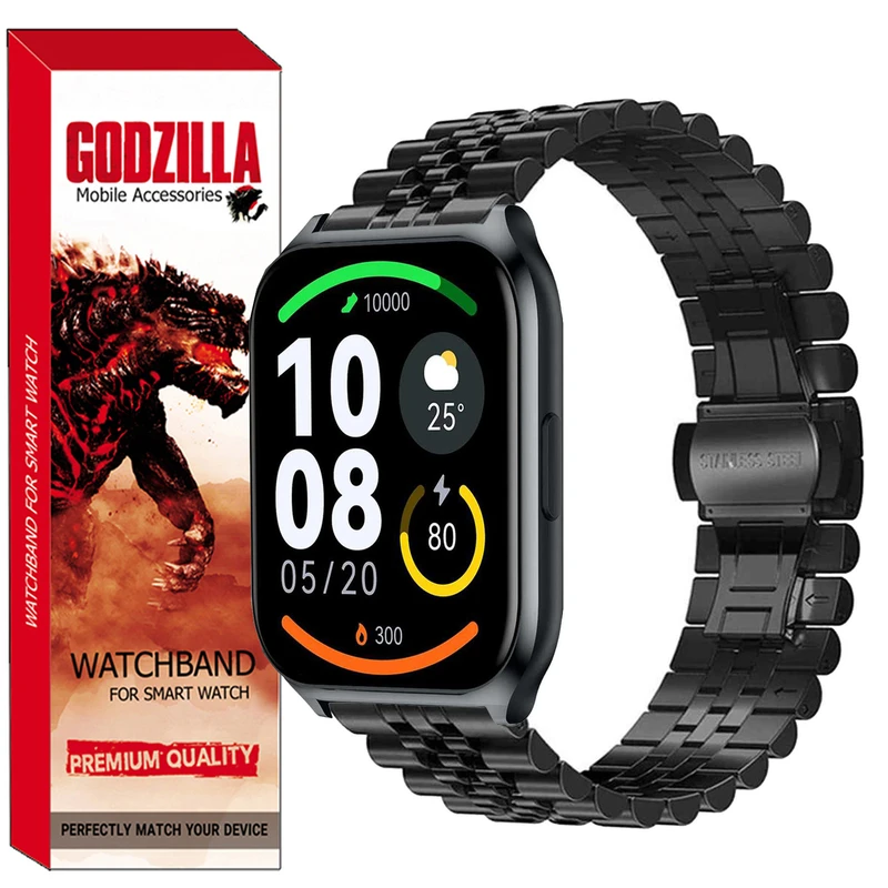 بند گودزیلا مدل 5BID مناسب برای ساعت هوشمند هایلو LS02 Pro / RS3 LS04 / Watch 2 Pro