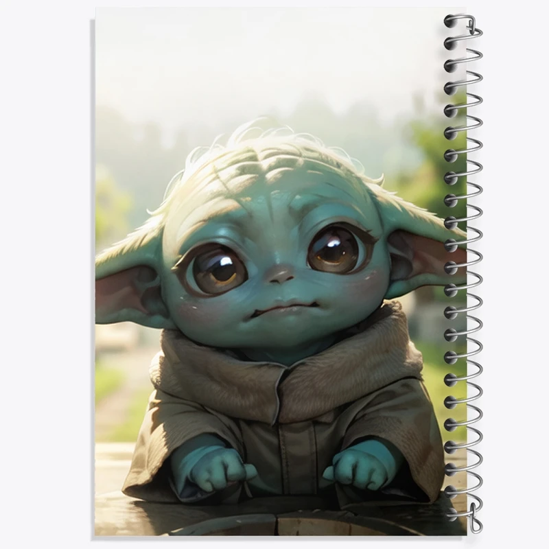 دفتر نت موسیقی 50 برگ خندالو مدل بیبی یودا کد F942