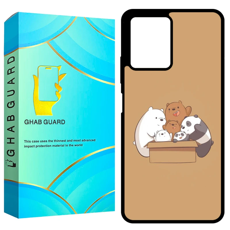 کاور قاب گارد طرح خرسی مدل GCHPRN12PP مناسب برای گوشی موبایل شیائومی Redmi Note 12 Pro Plus