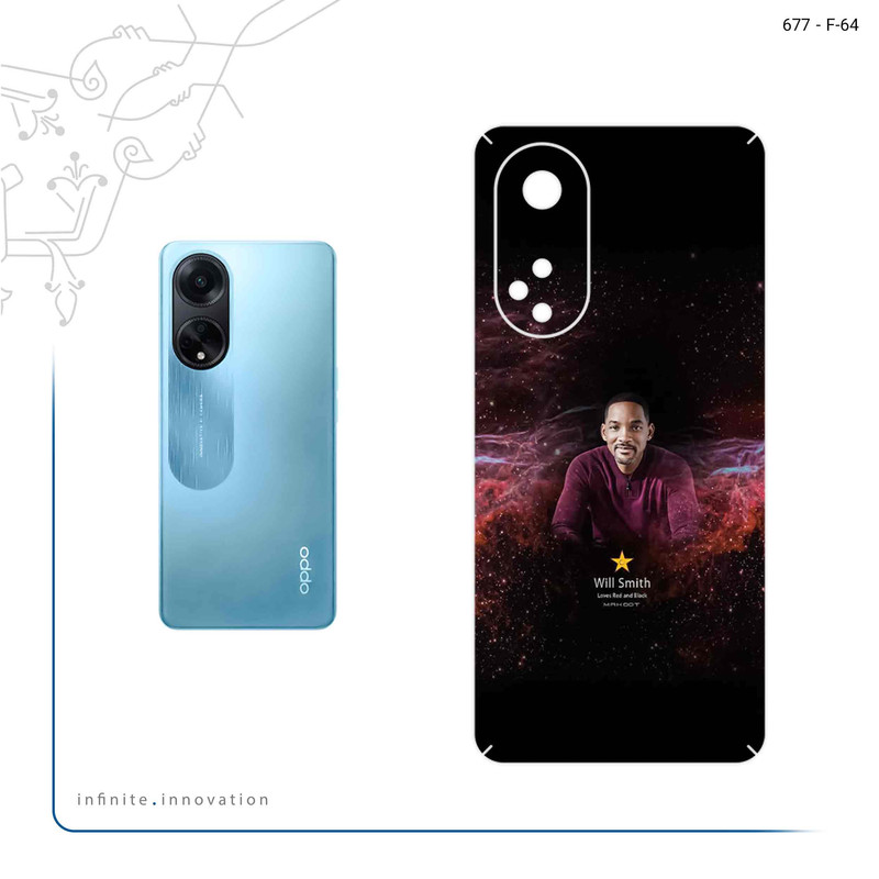 برچسب پوششی ماهوت مدل Will Smith مناسب برای گوشی موبایل اپو A98