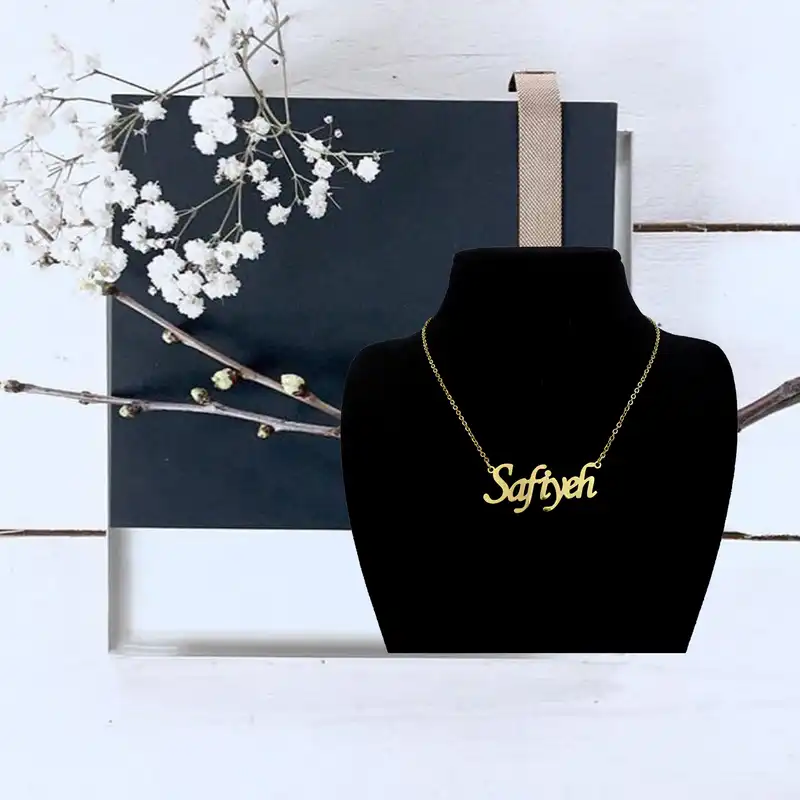 گردنبند نقره زنانه آی جواهر مدل صفیه کد N890