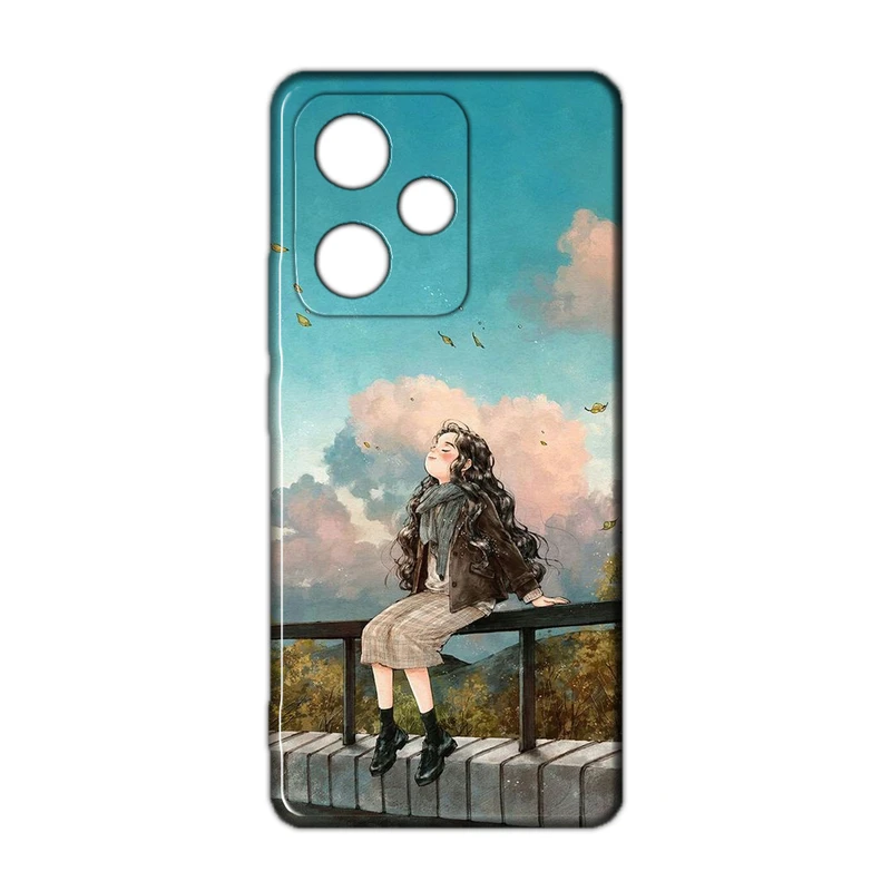 کاور مدل دخترانه  کد 111 مناسب برای گوشی موبایل شیائومی Redmi 13