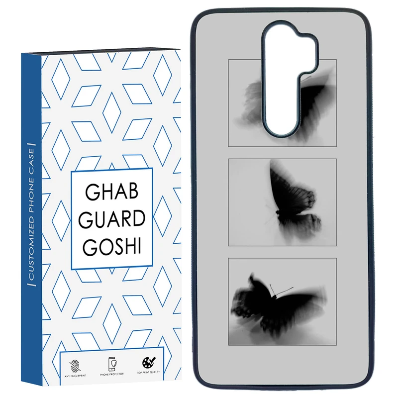 کاور قاب گارد گوشی طرح پروانه کد TPU-178 مناسب برای گوشی موبایل شیائومی Redmi Note 8 PRO