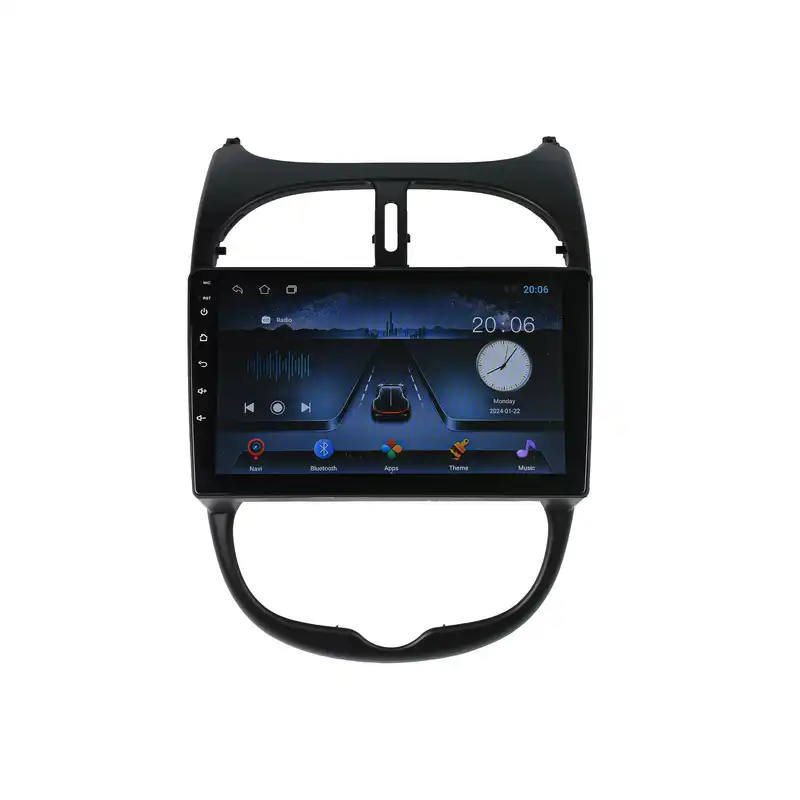 مانیتور خودرو کاروین مدل s800 با برد TS مناسب برای 206