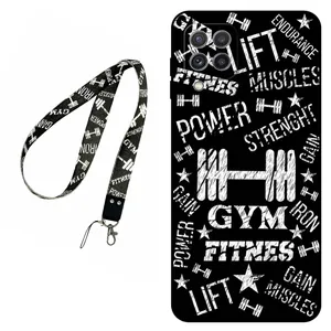 Megafone Gym 0010 Cover For Samsung Galaxy A22 4G Mobile Neckband