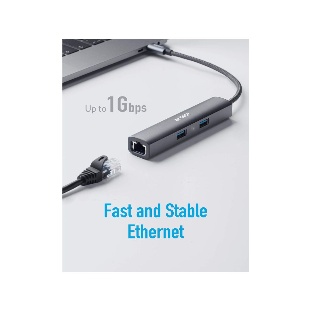هاب 5 پورت USB-C انکر مدل Premium 5-in-1 A8338
