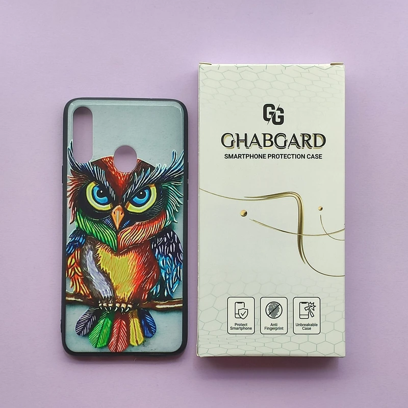 کاور قاب گارد مدل دور ژله ای مشکی پسرانه مناسب برای گوشی موبایل سامسونگ Galaxy A20S