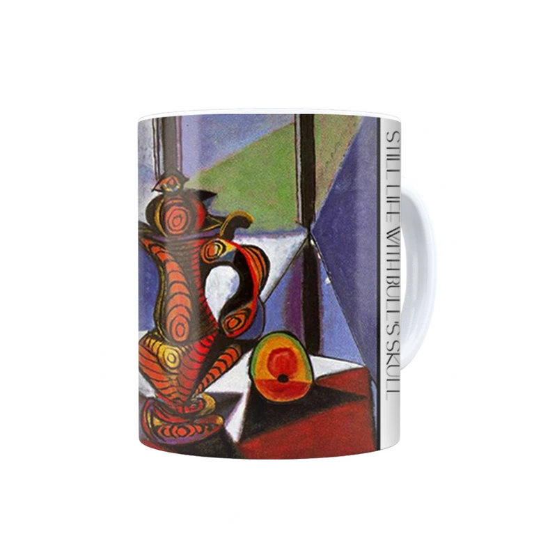ماگ ترمه طراحان ایده مدل طبیعت بی جان با جمجمه گاو از پیکاسو کد art0326