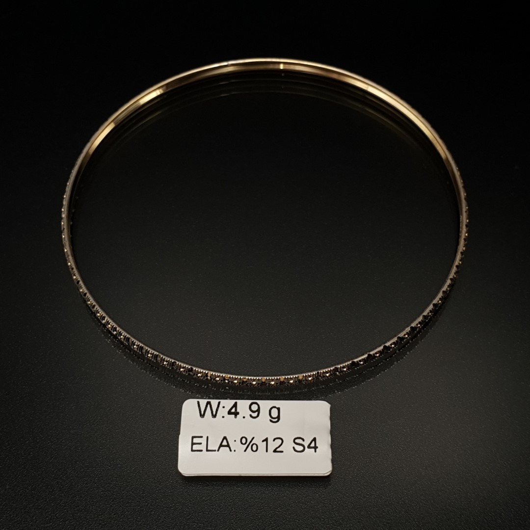 النگو طلا 18 عیار زنانه مدل 1EL2048