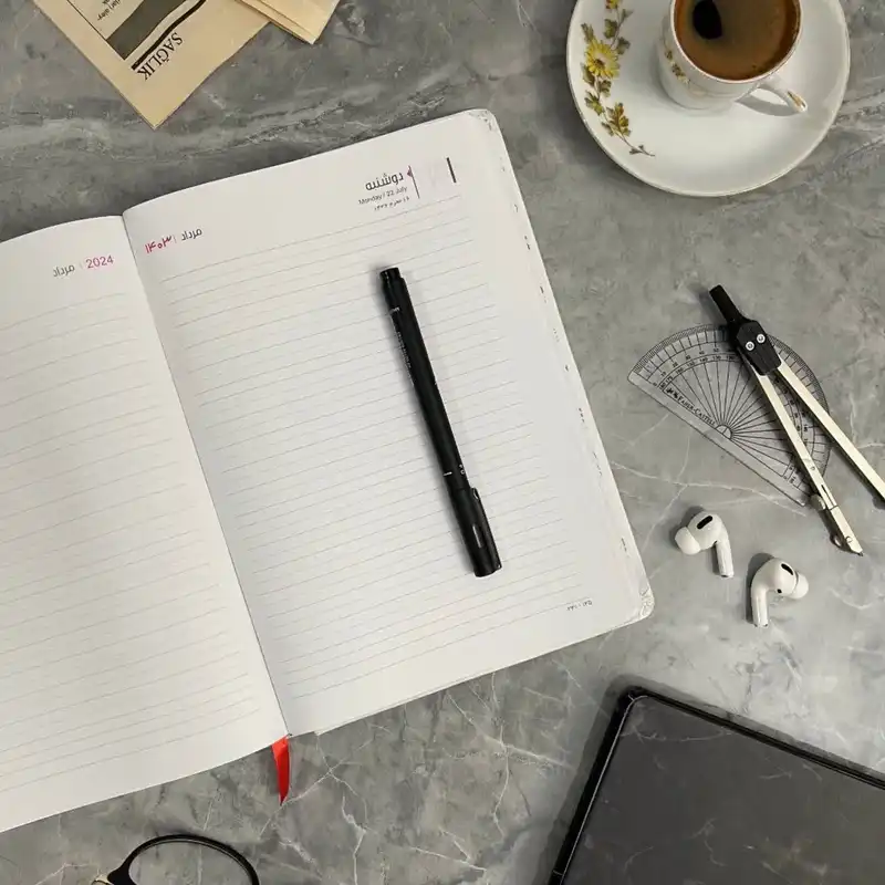 سالنامه سال 1403 مدل ماربل وزیری دایان کد 01