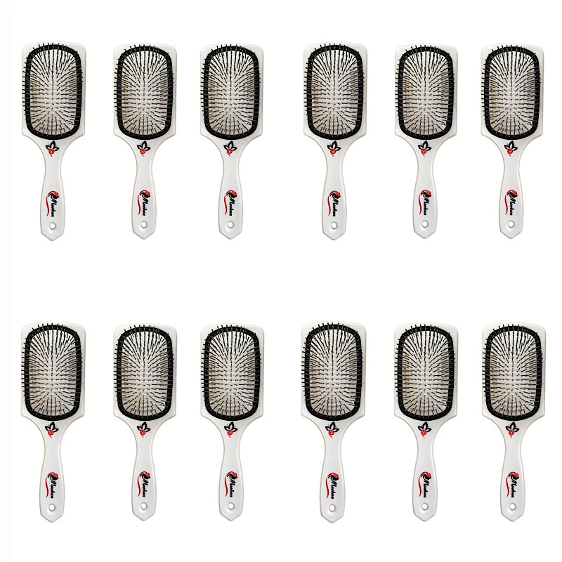 برس مو موبان مدل گلدار بسته 12 عددی