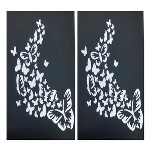 برچسب شابلون تتو موقت طرح پروانه کد 2015 بسته 2 عددی