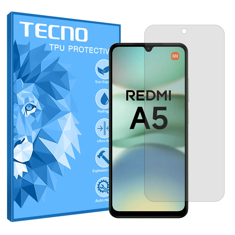 محافظ صفحه نمایش شفاف تکنو مدل Resistant مناسب برای گوشی موبایل شیائومی Redmi A5 4G