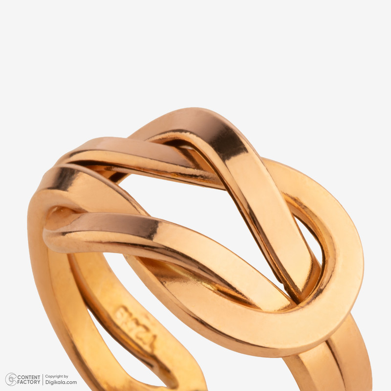 انگشتر طلا 18 عیار زنانه مایا ماهک مدل گره بینهایت MR1174 سایز 54