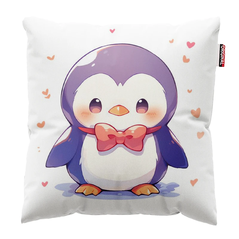 کوسن پاد آفرین مدل پنگوئن کیوت کد 420 سایز 30*30 سانتی متر