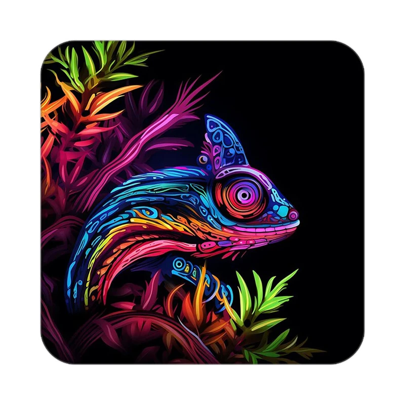 زیر لیوانی کاکتی طرح حیوانات رنگی مدل mp25852