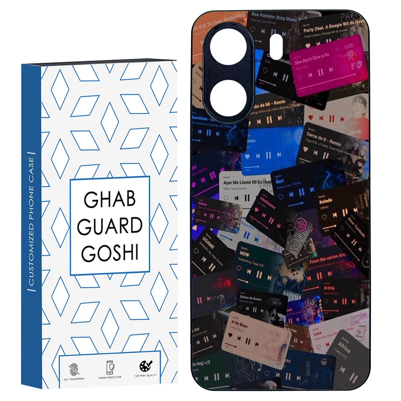 کاور قاب گارد گوشی طرح موزیک کد TPU-264 مناسب برای گوشی موبایل شیائومی REDMI 13C / POCO C65