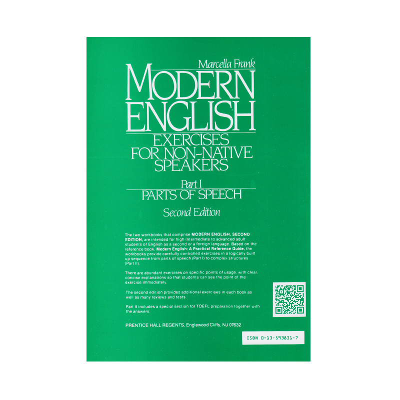 کتاب Modern English Exercises For Non-Native Speakers Part, Parts Of Speech Second Edition اثر Marcella Frank انتشارات الوندپویان دو جلدی کتاب Modern English Exercises For Non-Native Speakers Part, Parts Of Speech Second Edition اثر Marcella Frank انتشارات الوندپویان دو جلدی