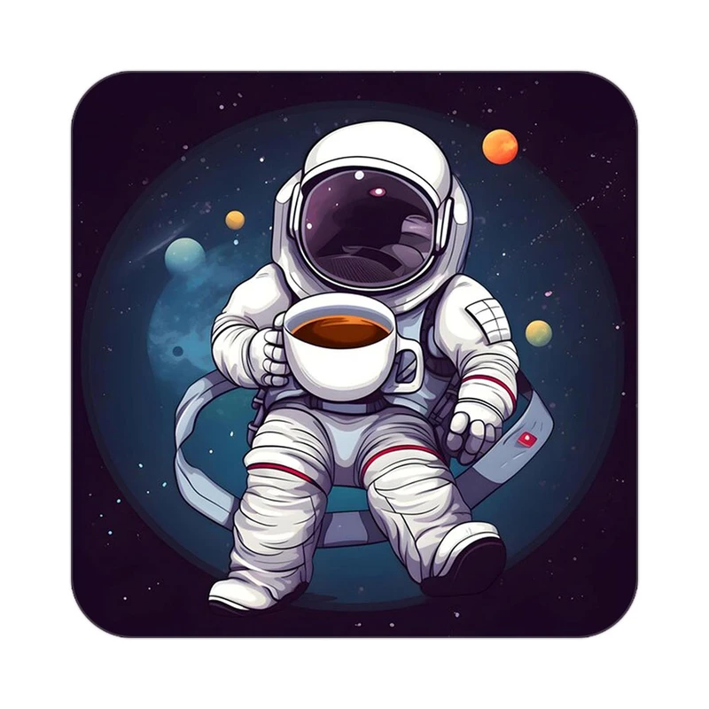 زیر لیوانی کاکتی طرح فضانورد مدل mp46464