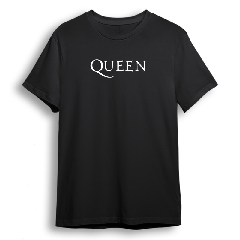 تی شرت آستین کوتاه مردانه مدل Queen کد KV84 رنگ مشکی