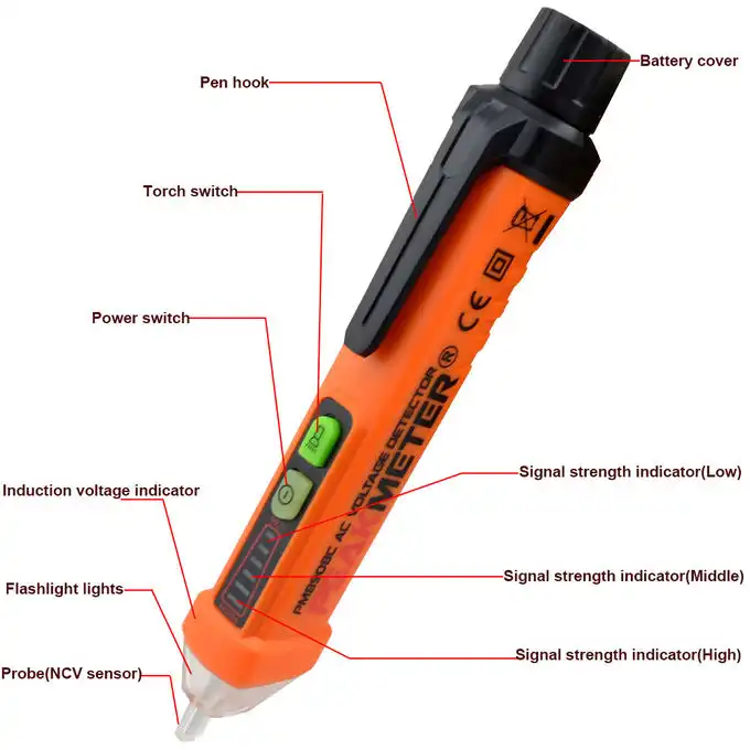 ردیاب ولتاژ پیک متر مدل PM8908C