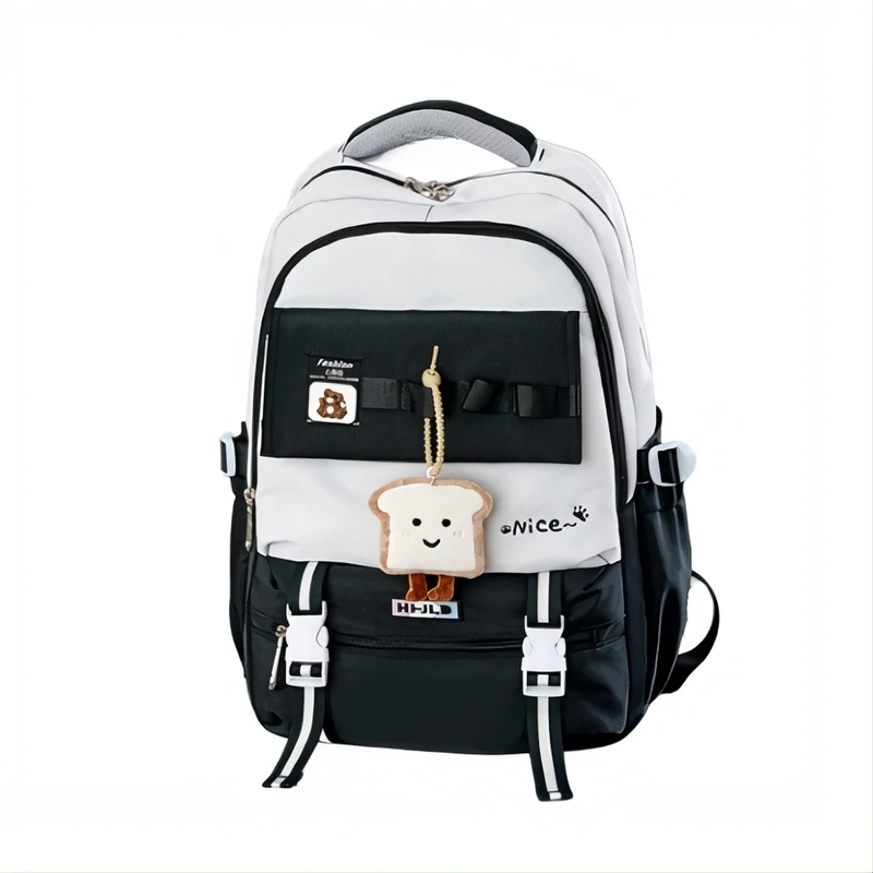 کوله پشتی مدرسه مدل فانتزی دو قفل کد 9723