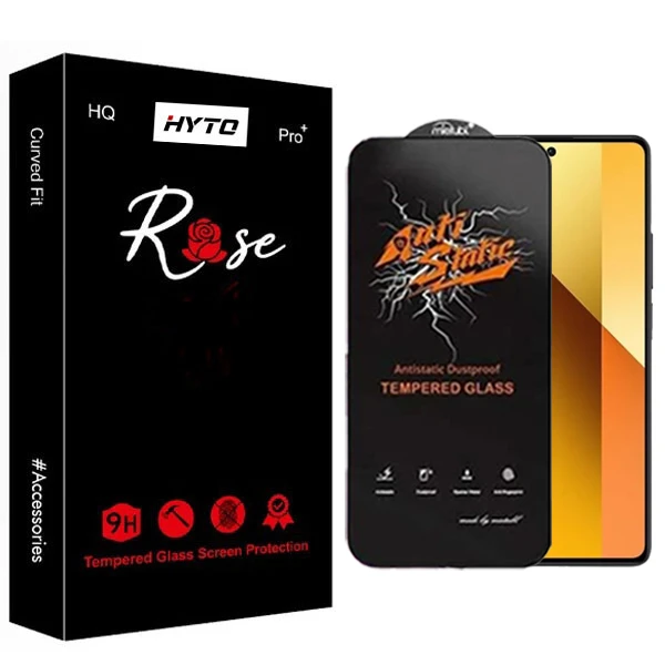 محافظ صفحه نمایش هیتو مدل Rose Antistatic Guard مناسب برای گوشی موبایل شیائومی Redmi Note 12 Turbo / Note 13 5G / Note 13 Pro 4G / Note 13R Pro