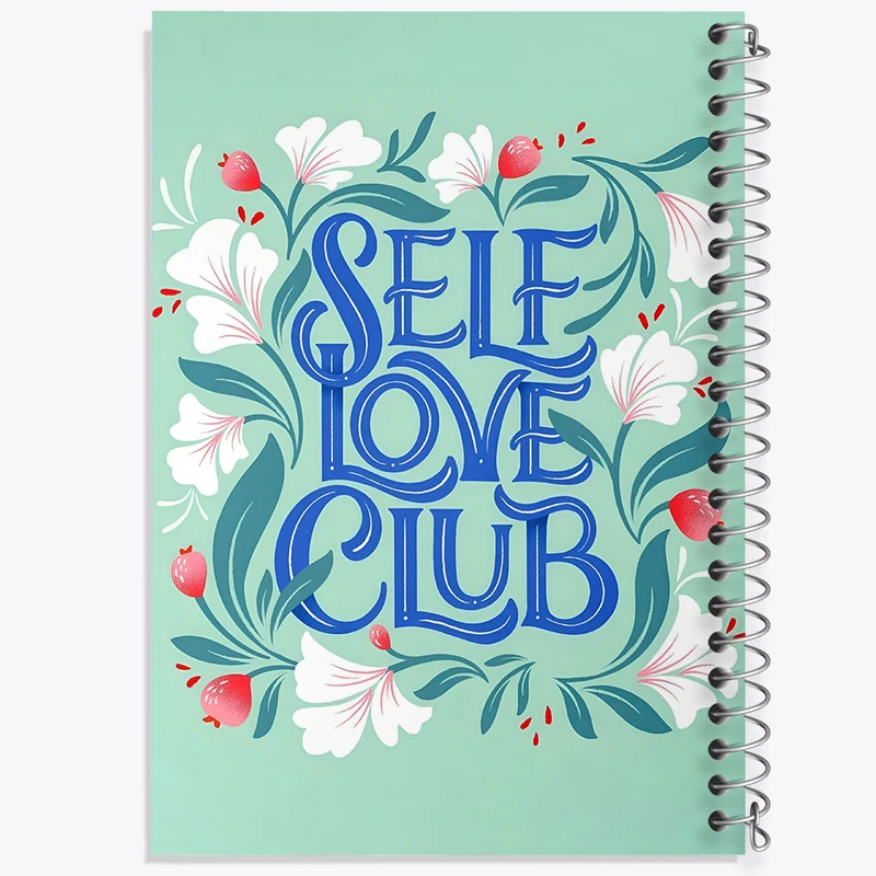 دفتر نقاشی 50 برگ خندالو طرح Self Love Club کد F7434