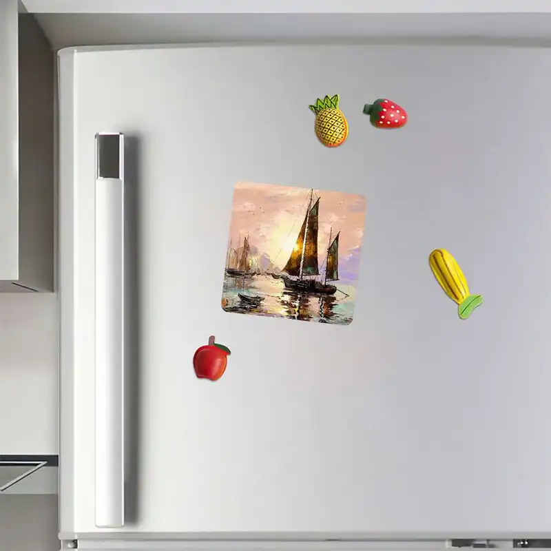 مگنت طرح نقاشی رنگ روغن مدل mg10635