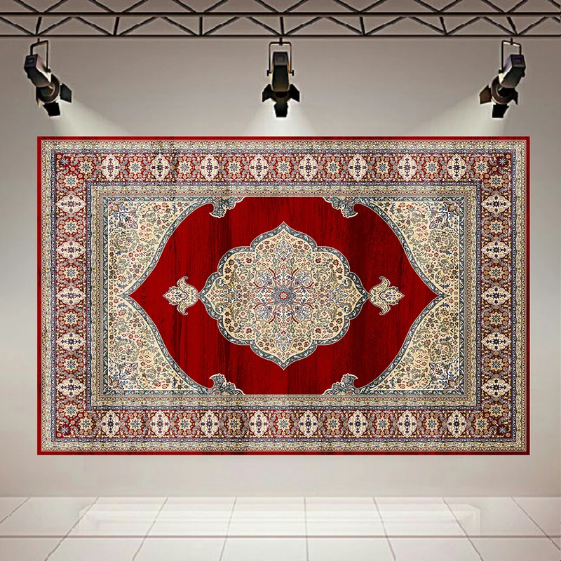 پوستر طرح مخمل فرش اصیل مدل ایرانی کد PD1828