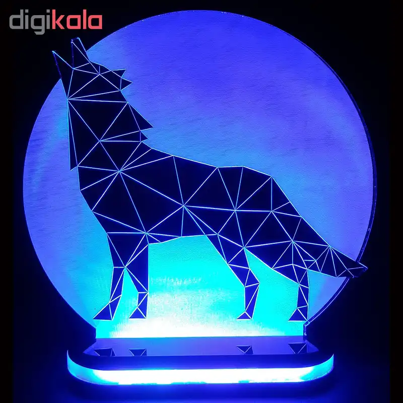 چراغ خواب طرح گرگ و ماه کد 1010