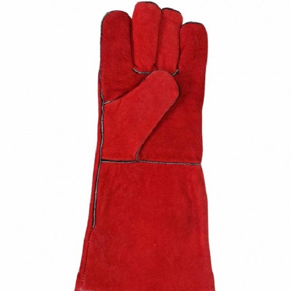 دستکش ایمنی مدل چرم ساق بلند