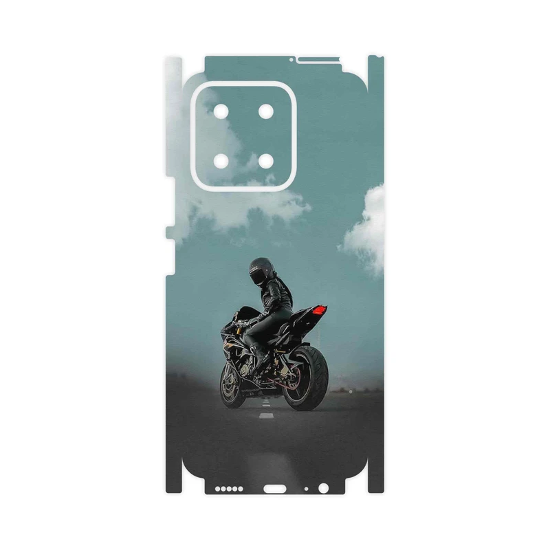 برچسب پوششی ماهوت مدل Motorcycling-FullSkin مناسب برای گوشی موبایل آنر X5b
