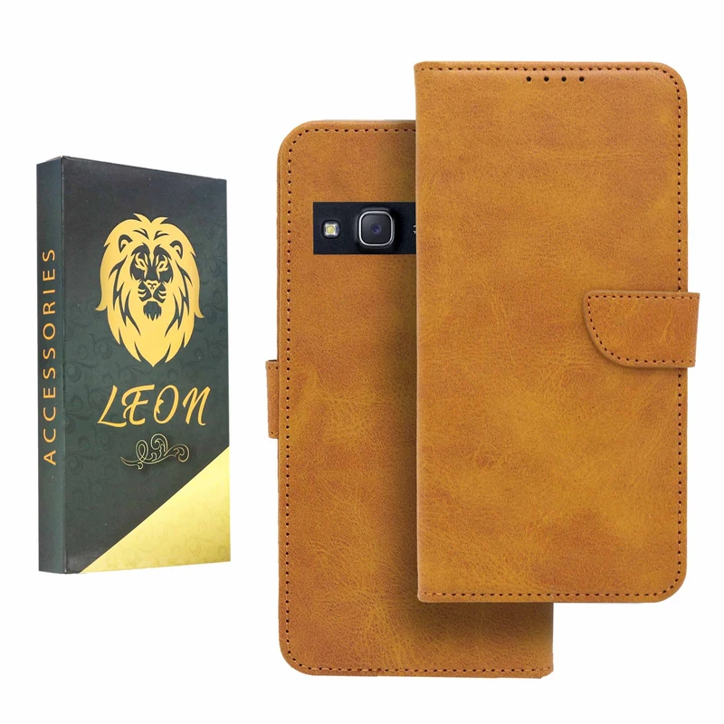 کیف کلاسوری لئون مدل Khoshi مناسب برای گوشی موبایل سامسونگ Galaxy J5 2015