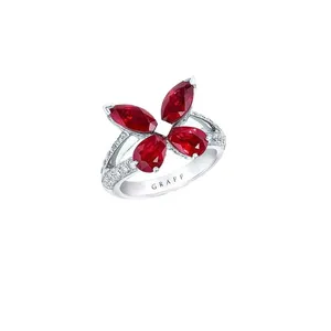 انگشتر طلا 18 عیار زنانه قیراط کد GH954