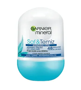 رول ضد تعریق زنانه گارنیه مدل Saf & Temiz حجم 50 میلی لیتر