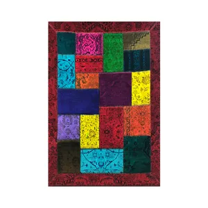 کلاژ فرش دستبافت چهل تکه کد 1005