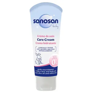 کرم مرطوب کننده کودک سانوسان مدل Care Cream حجم 75 میلی لیتر