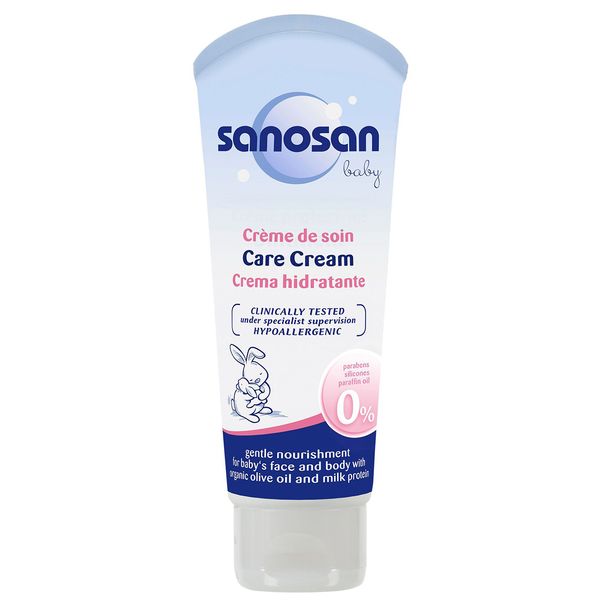 کرم مرطوب کننده کودک سانوسان مدل Care Cream حجم 75 میلی لیتر