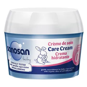 کرم مرطوب کننده کودک سانوسان مدل Care Cream حجم 150 میلی لیتر
