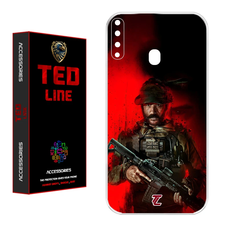 کاور تدلاین طرح کاپیتان پرایس کد 1200 مناسب برای گوشی موبایل سامسونگ Galaxy A20S