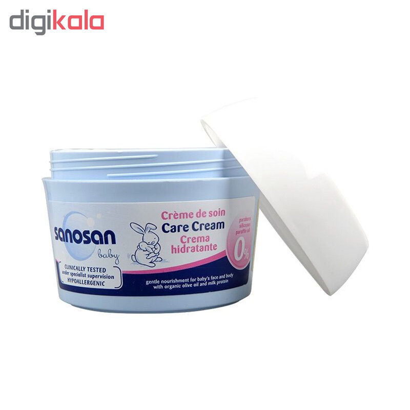 کرم مرطوب کننده کودک سانوسان مدل Care Cream حجم 150 میلی لیتر